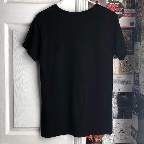 Mandala Black and White Tee by LOTUSS - Picture 2 of 5